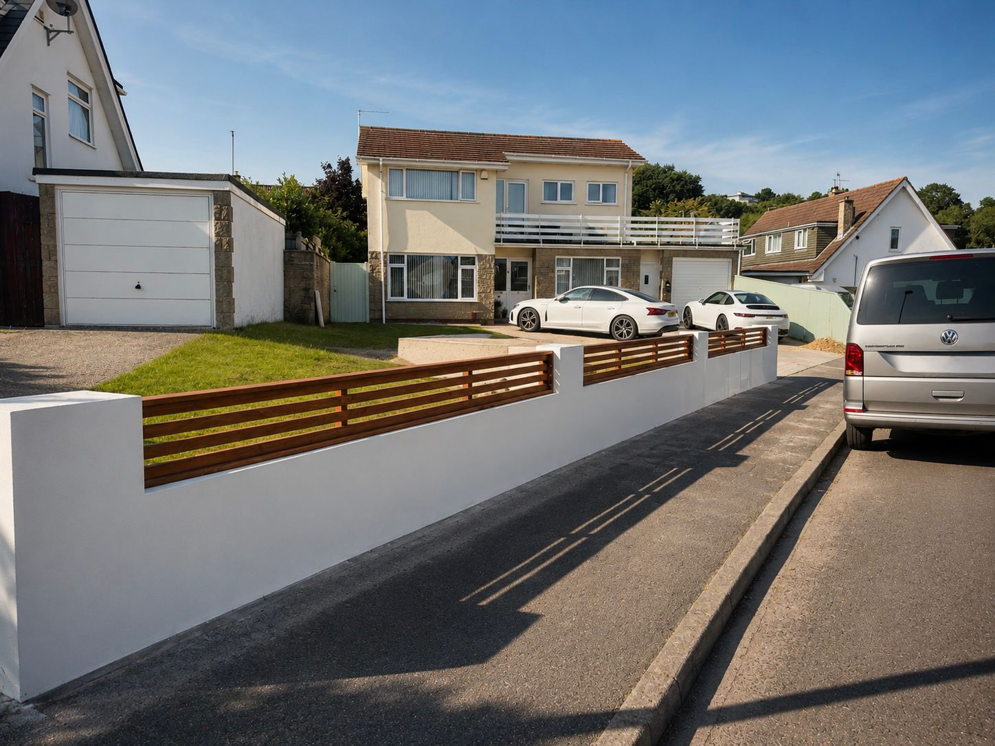 Natural Stone Patio & Fencing